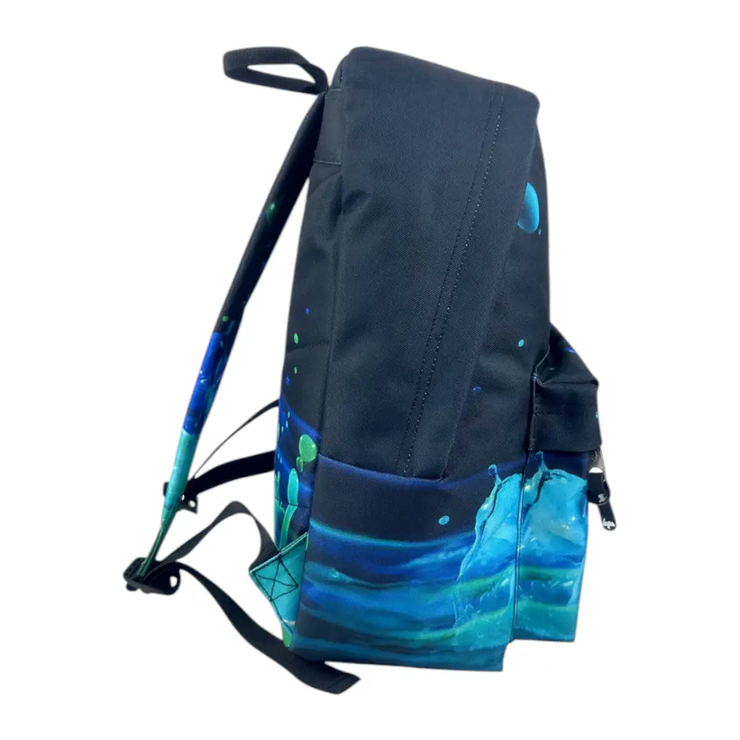 Iconic Black 3D Droplets Backpack HYPE
