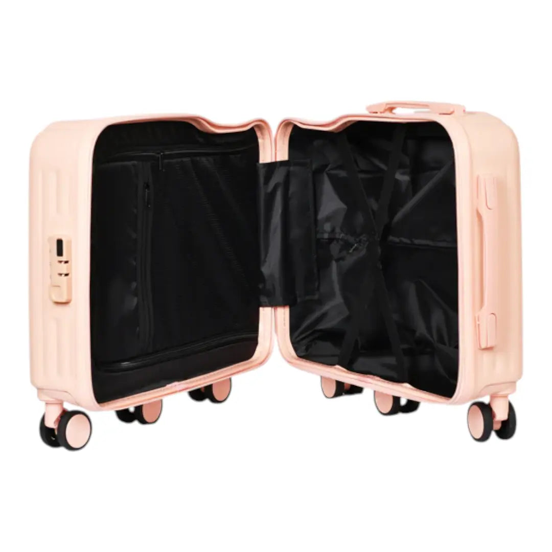 Fourone Kids 17" Underseat Cabin Luggage - Pink Bagsouq