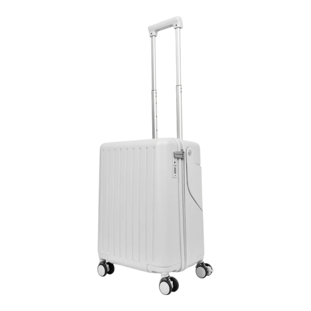 KarryOn 20" Ride-On Luggage with Kids Seat - White