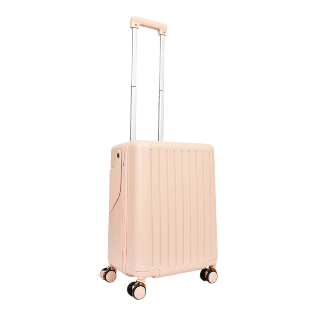 KarryOn 20" Ride-On Luggage with Kids Seat - Pink