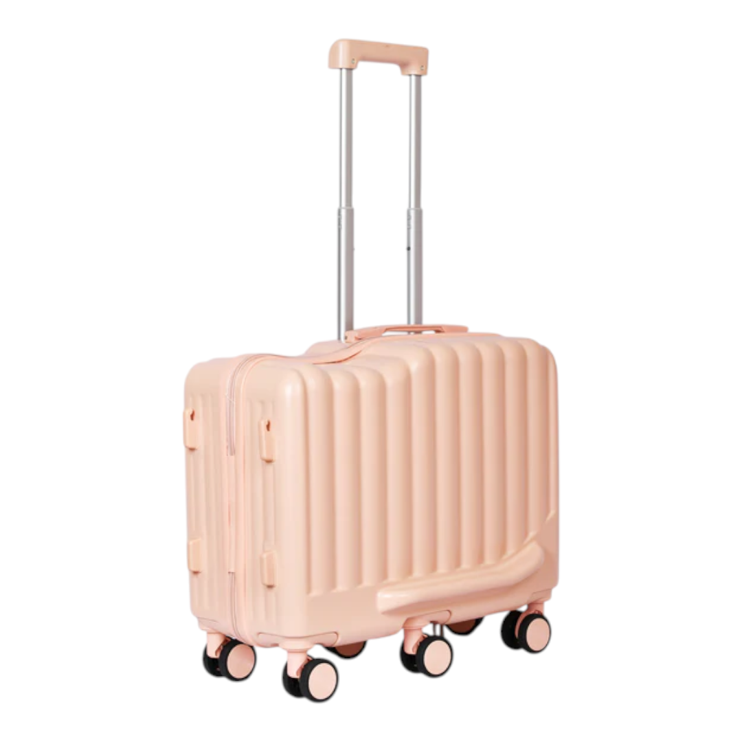 Fourone Kids 17" Underseat Cabin Luggage - Pink