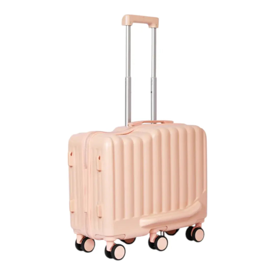 Fourone Kids 17" Underseat Cabin Luggage - Pink Bagsouq