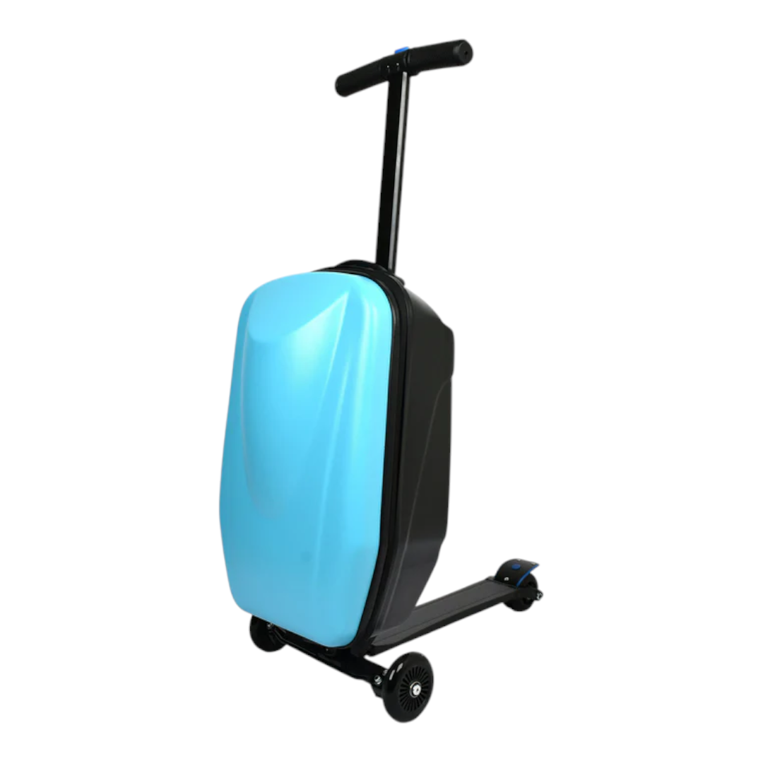 KarryOn GlideScoot – 2-In-1 Carry-On Luggage & Scooter - Blue
