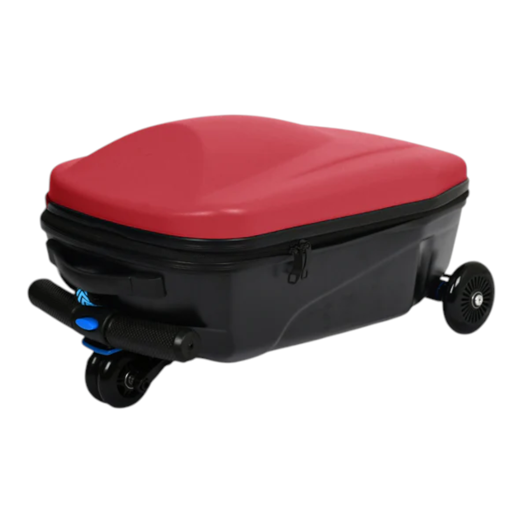 KarryOn GlideScoot – 2-In-1 Carry-On Luggage & Scooter - Red