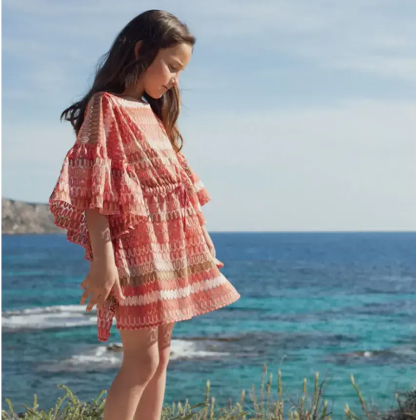 Rose Waves Caftan Lison Paris