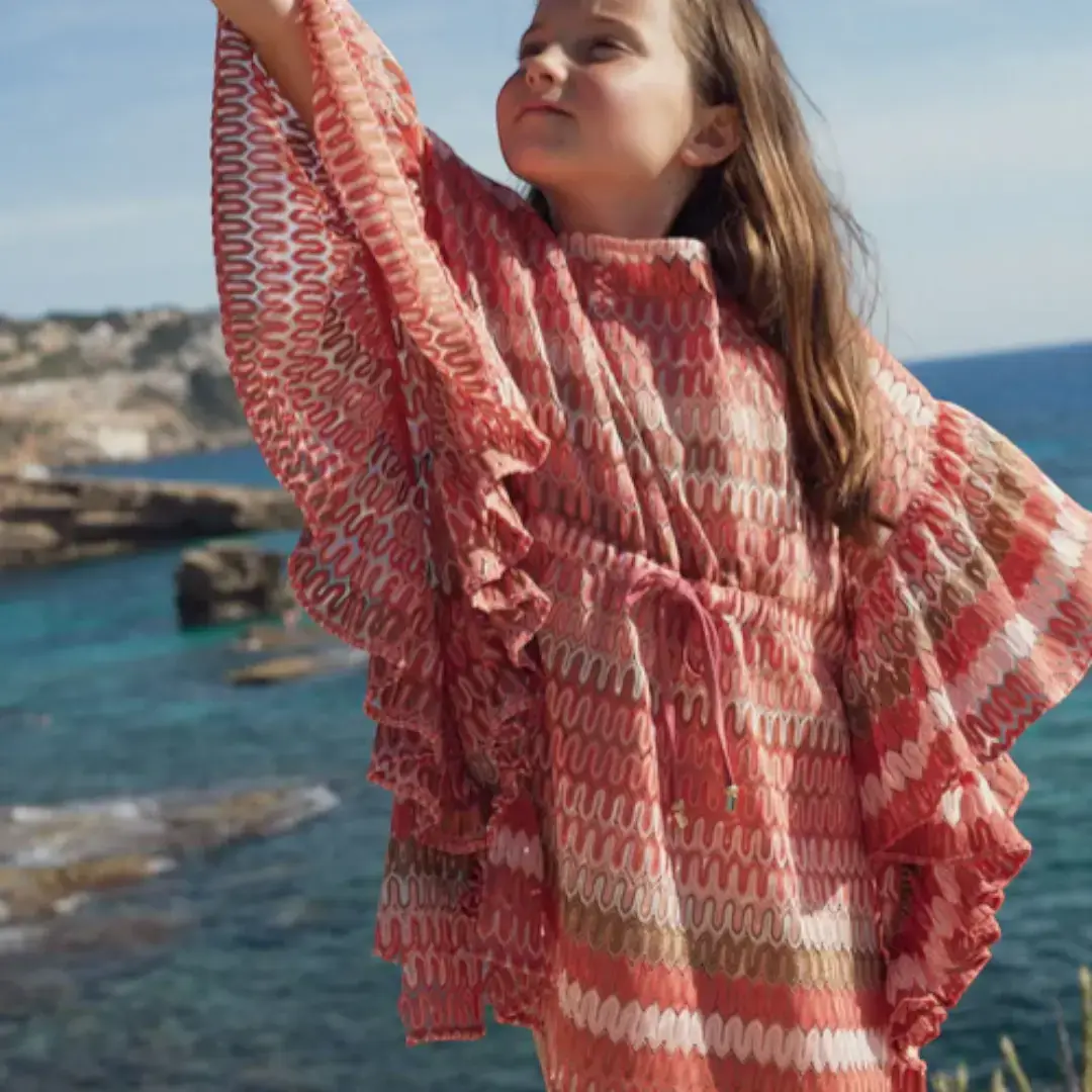 Rose Waves Caftan Lison Paris