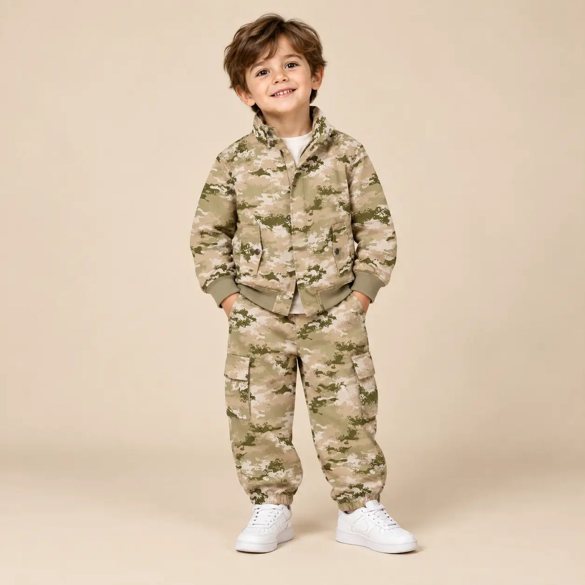 Lancaster Jacket - 4Y boy lookbook pose 2