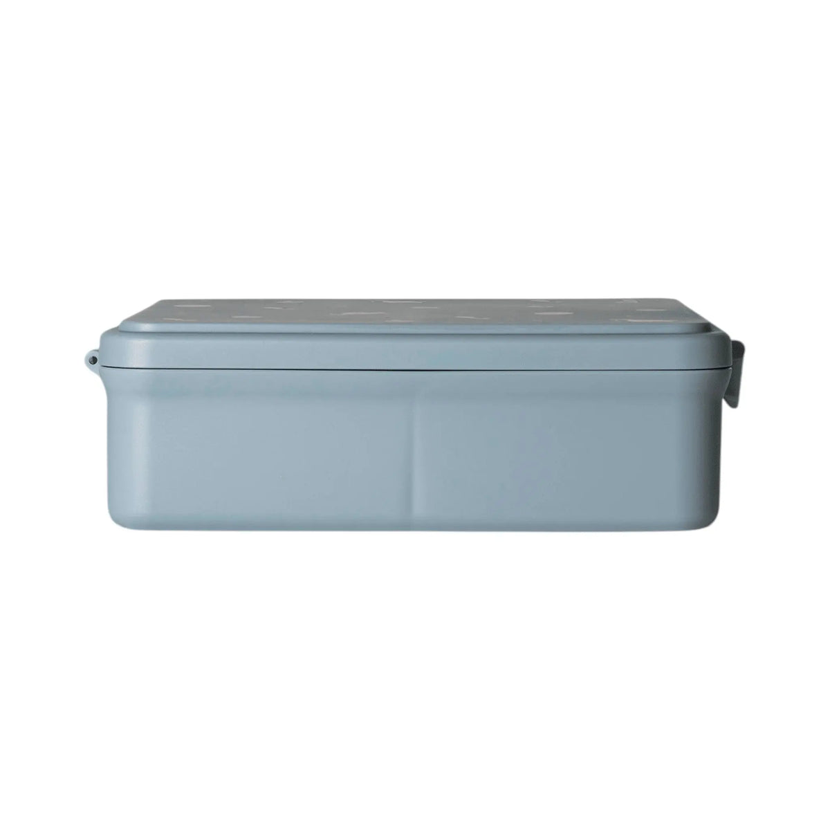 Lil Bunnies - The Collective dusty blue 4-compartment lunch box with spaceship pattern on lid
