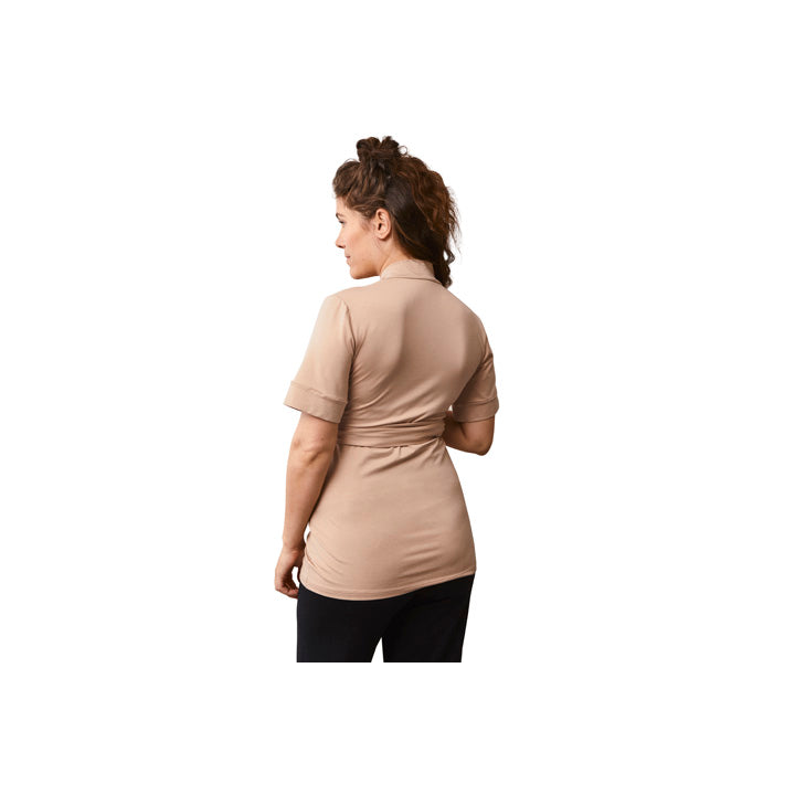 Lounge wrap top-Sand