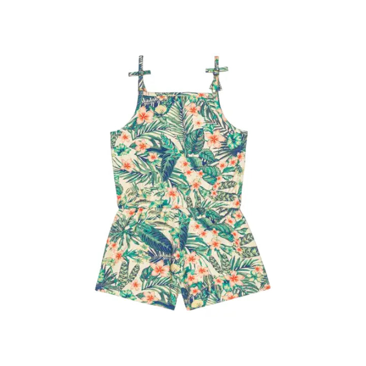 Playsuit Door Flower Print LITTLE HEDONIST