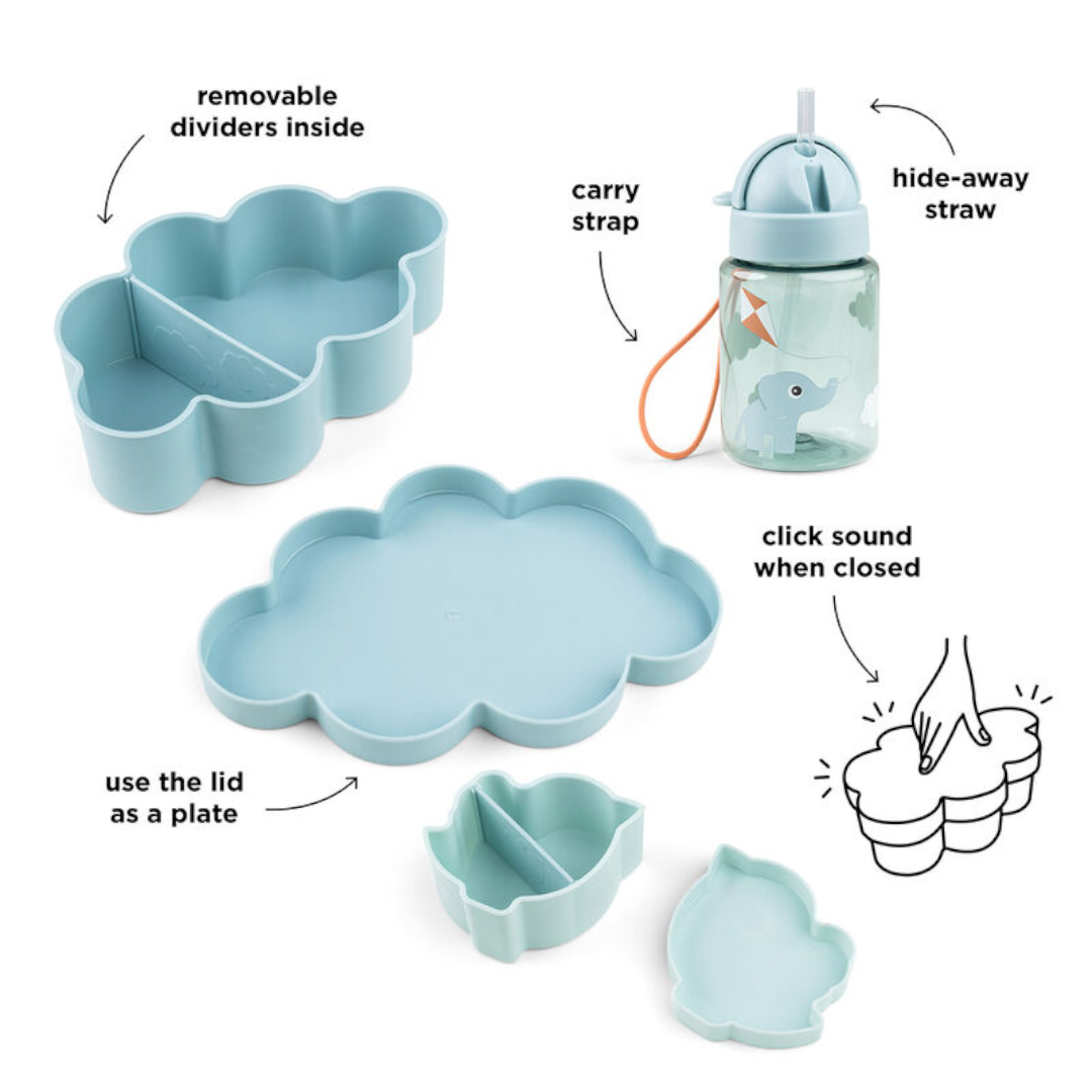 Kids Canvas Backpack Kit - Blue - Lil Bunnies - The Collective