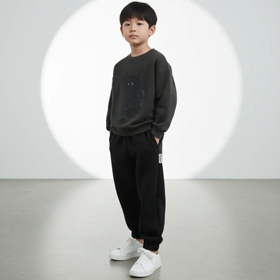 Classic Black Lounge Pants ORELIE