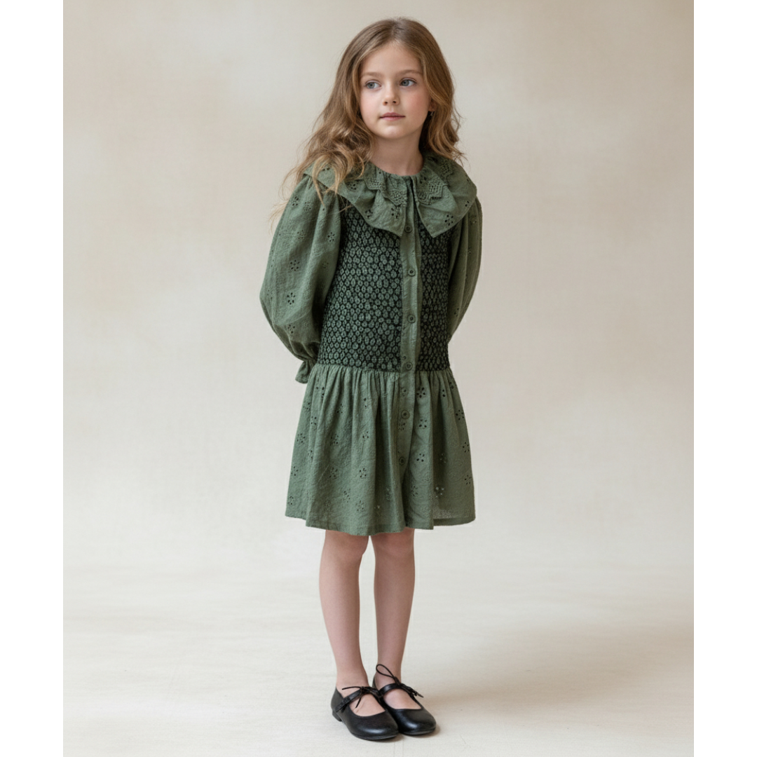 Olive Bloom Dress