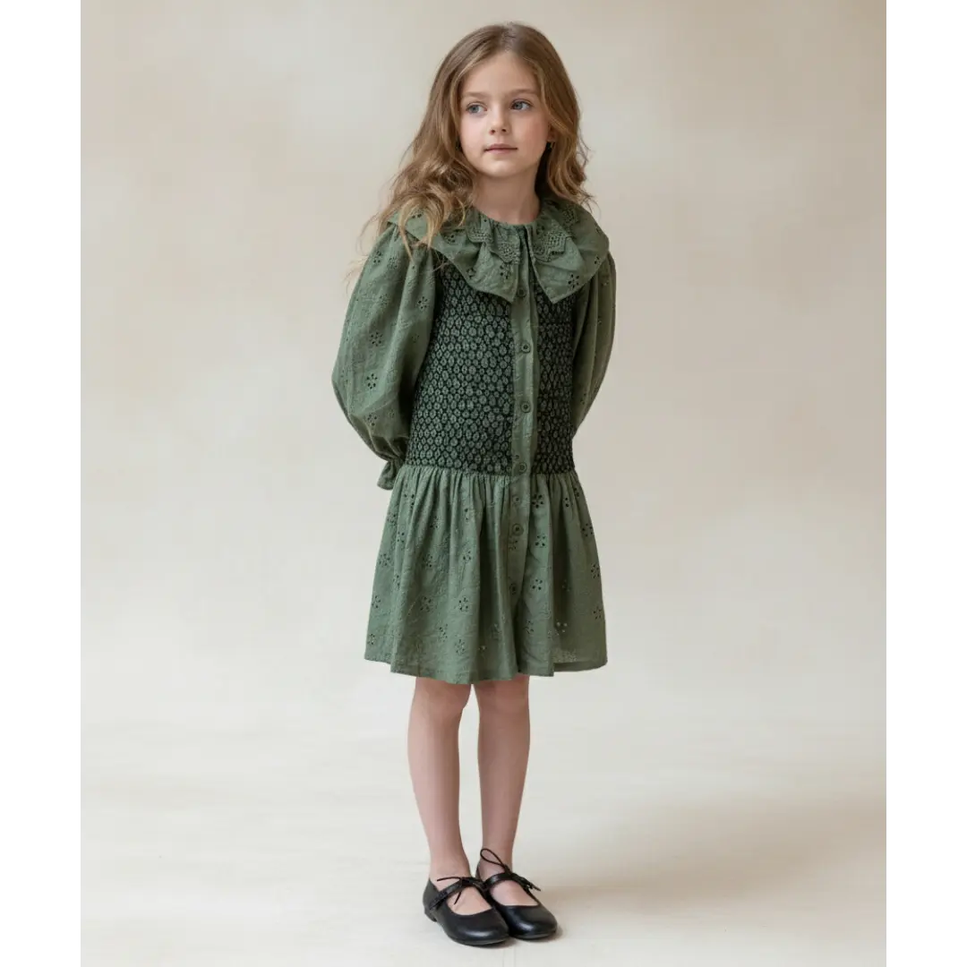 Olive Bloom Dress ORELIE
