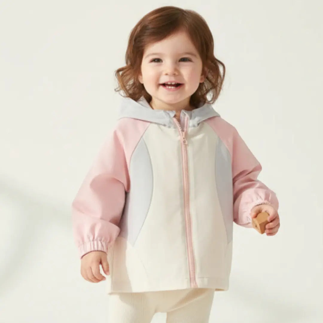 Ryder Colorblock Jacket - Pink-Grey ORELIE