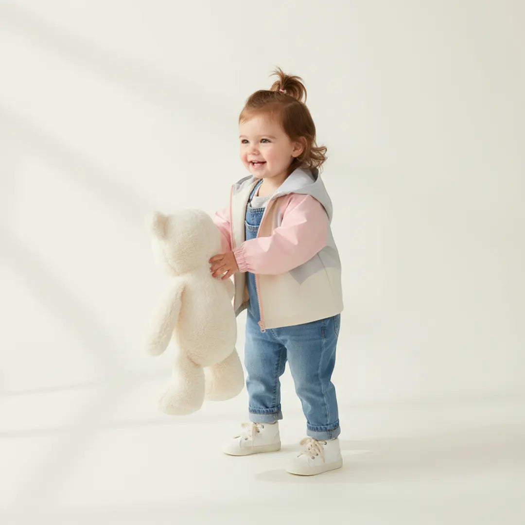 Ryder Colorblock Jacket - Pink-Grey ORELIE