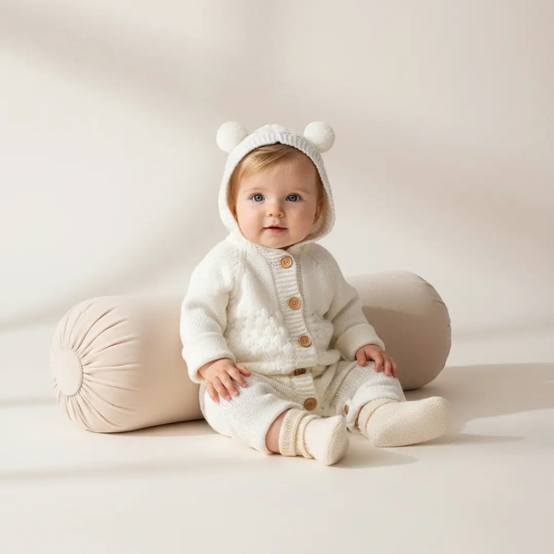Luma Bear Knit Onesie ORELIE