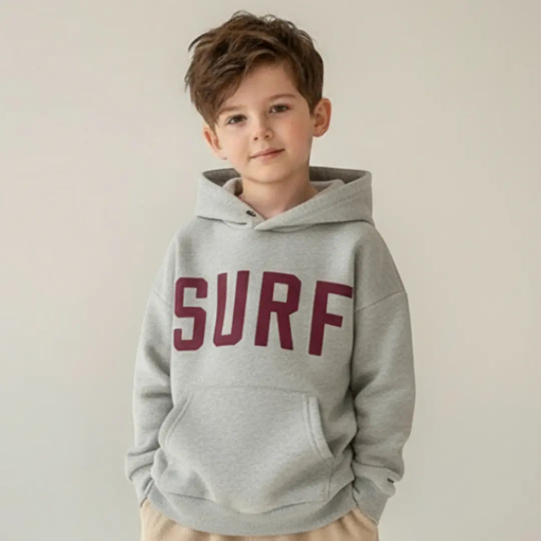 Finn Surf Hoodie - Heather Grey ORELIE