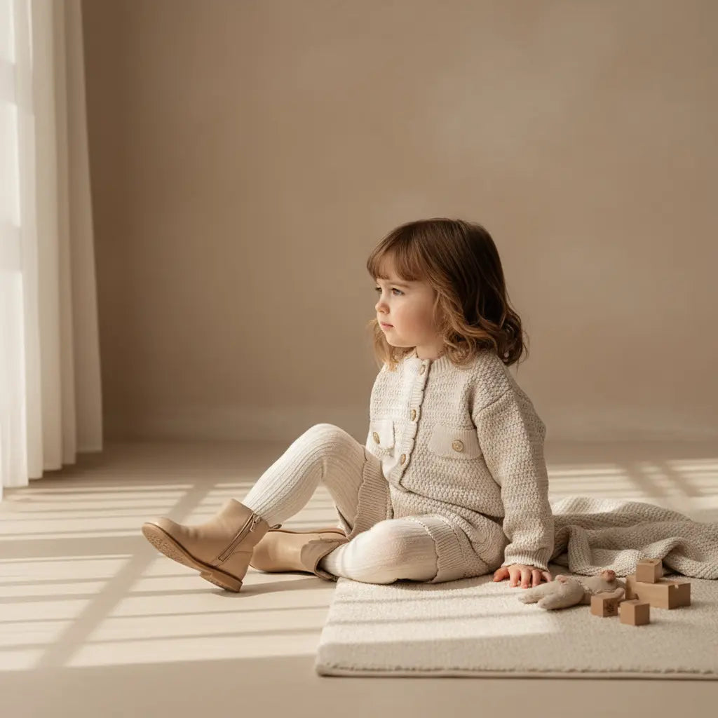 Cléa Knit Co-ord Set - Ivory ORELIE