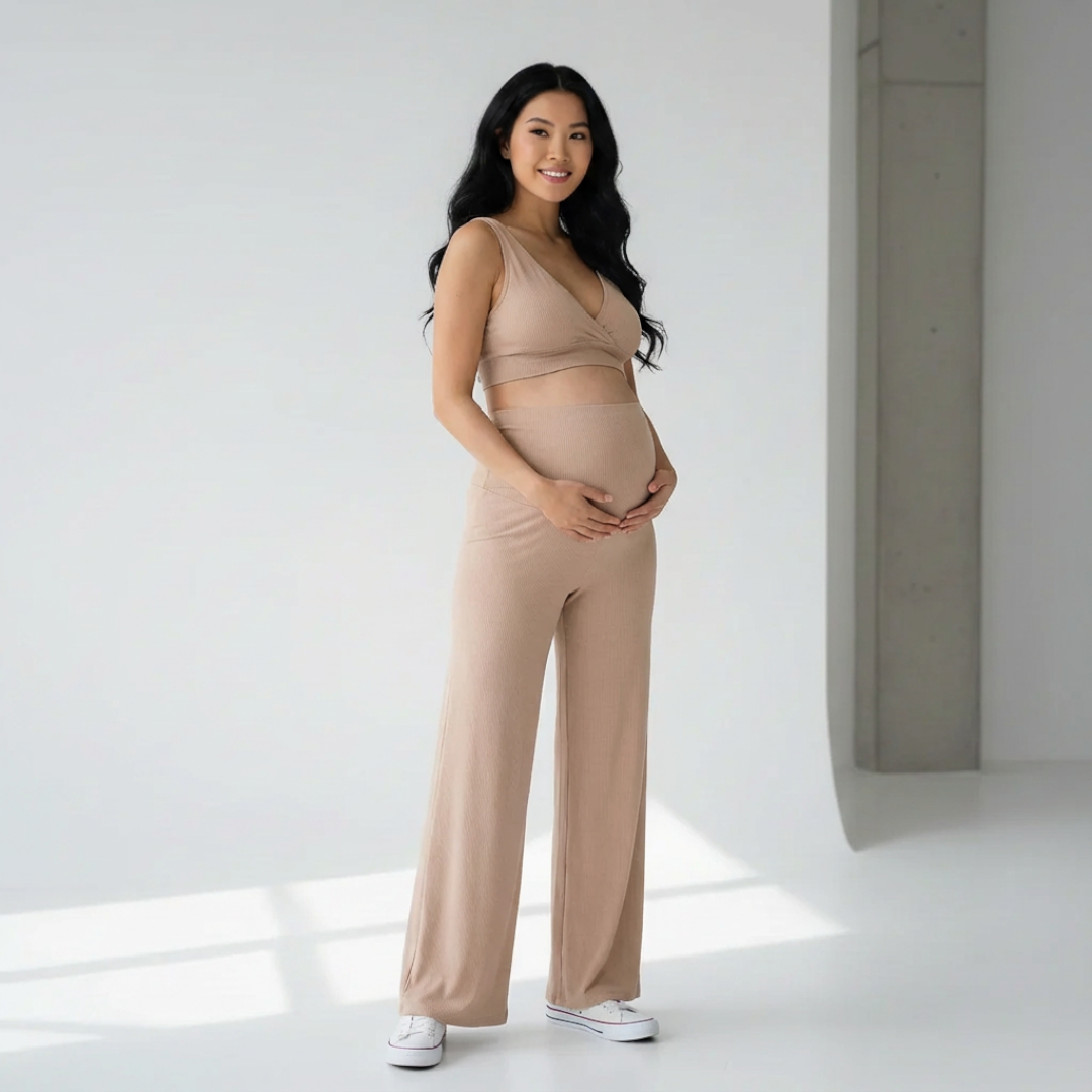 OONO lounge pants-Sand