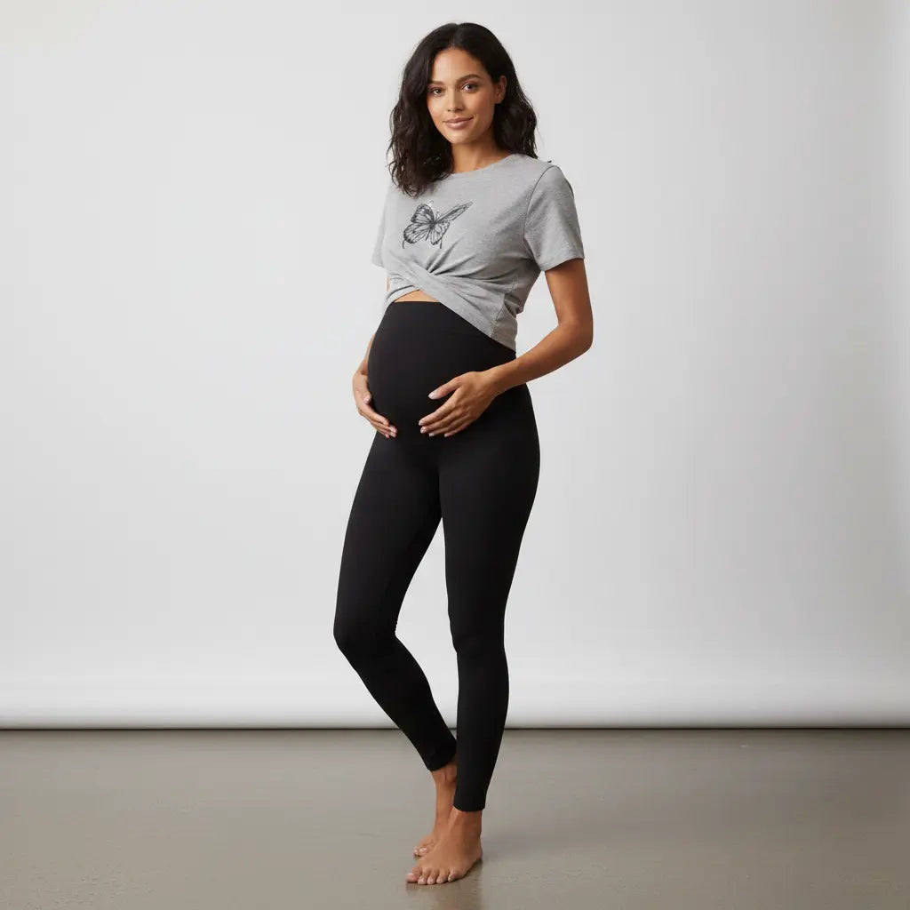 OONO leggings-Black BOOB DESIGN