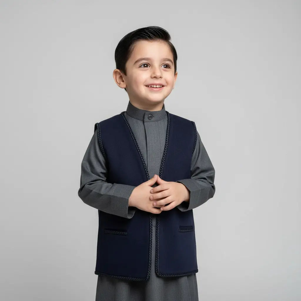 Twilight Navy Vest LAYALEE