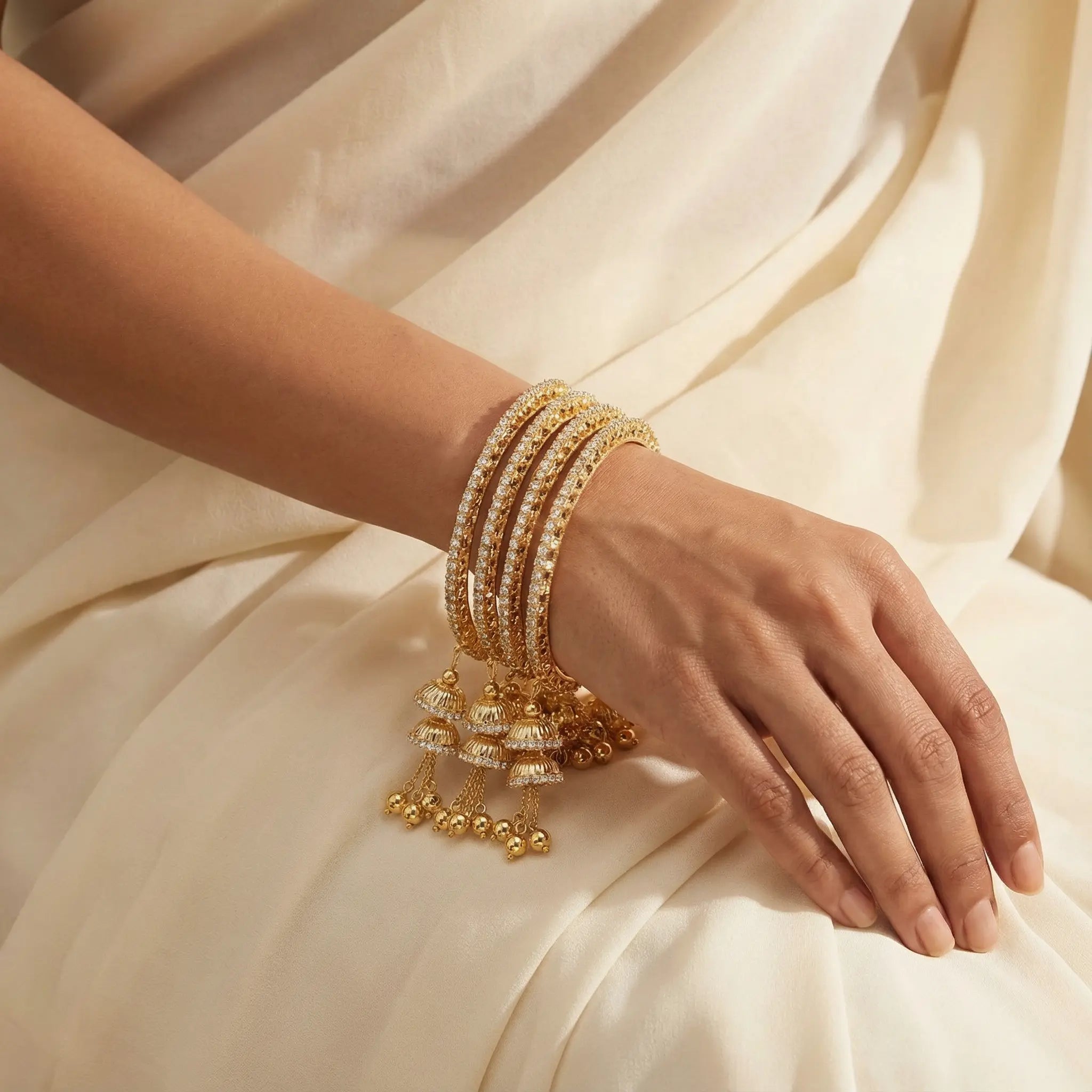Adults Golden Hanging Bangles THE RAMADAN EDIT
