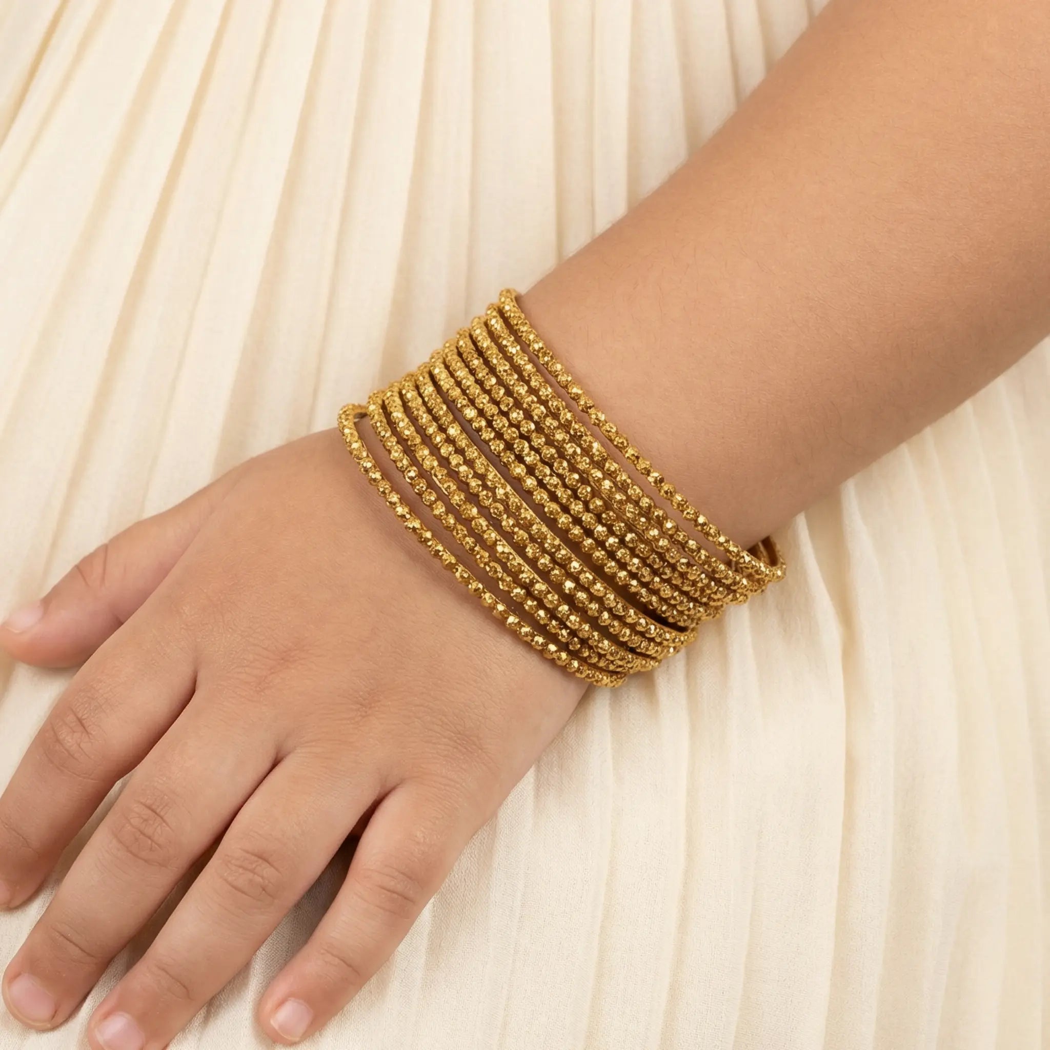 Dull Gold Metal Bangles THE RAMADAN EDIT