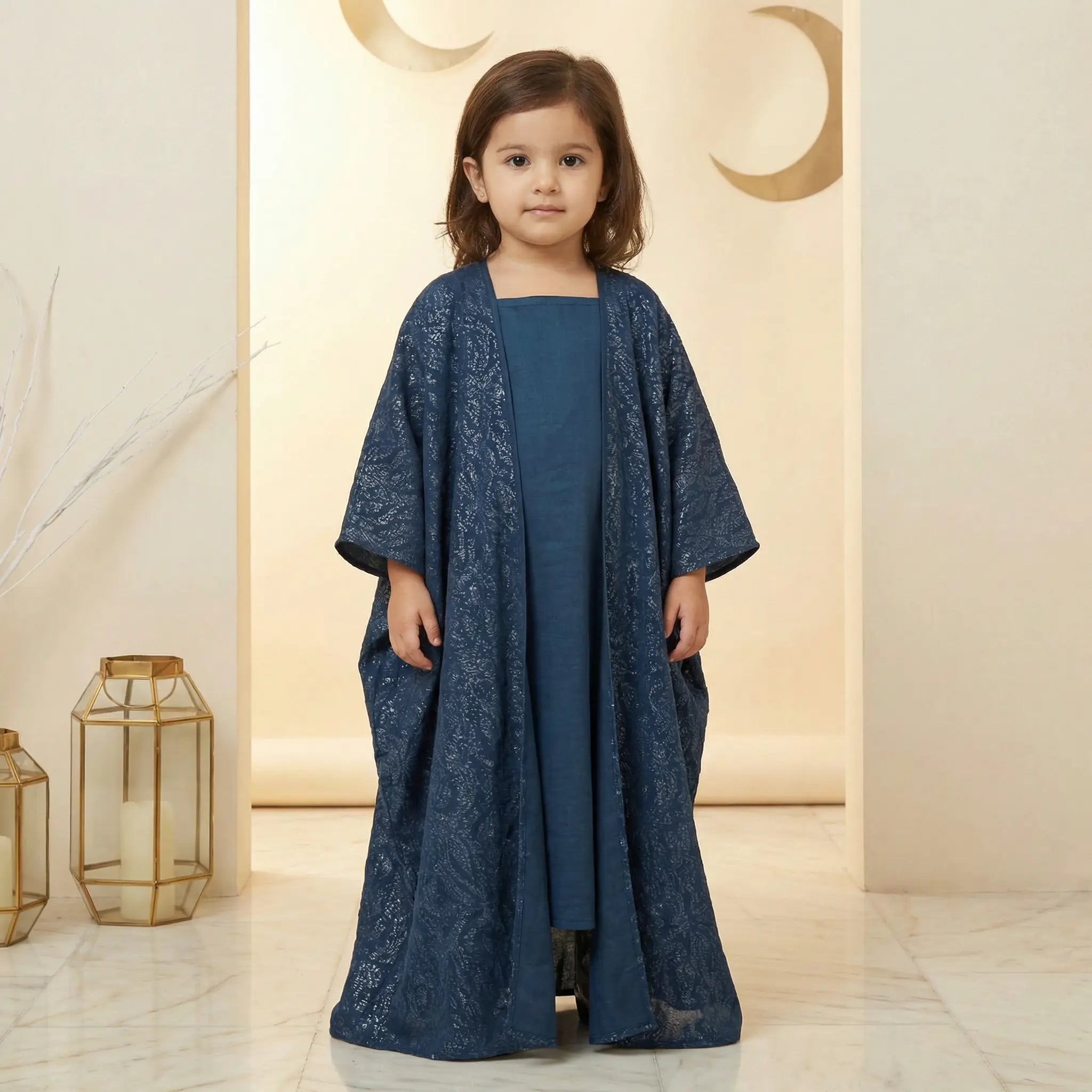 Noora Teal Bisht Set LAYALEE