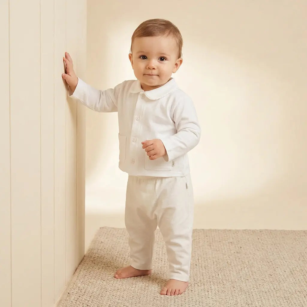 Shirt & Trousers - Milk TEDDY & MINOU