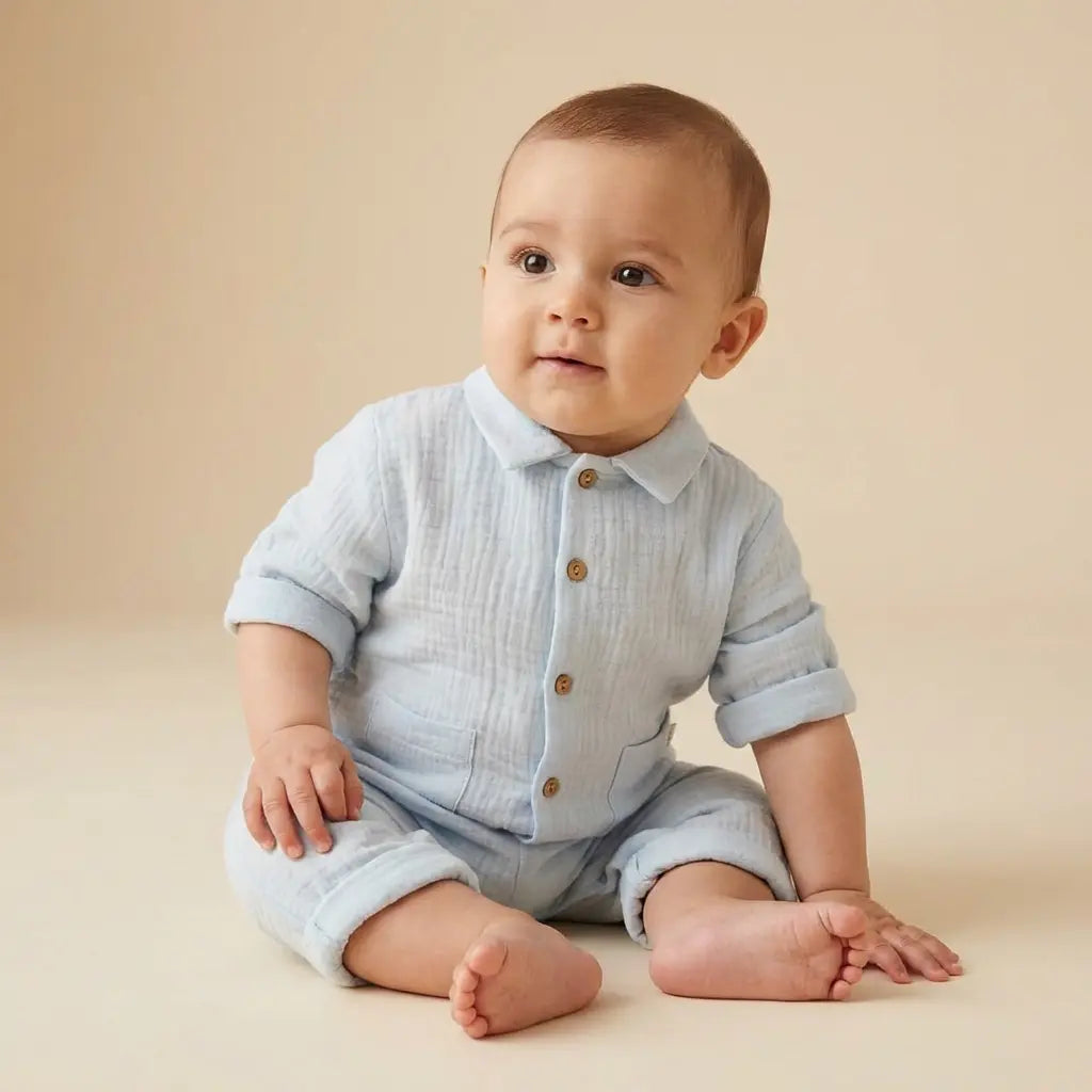 Romper Anise Blue TEDDY & MINOU