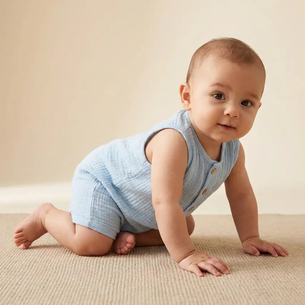 Romper - Anise Blue TEDDY & MINOU