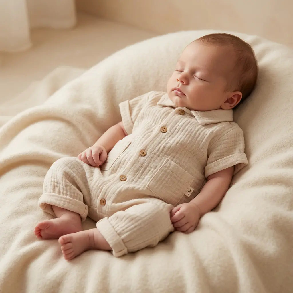 Romper - Barley Beige TEDDY & MINOU