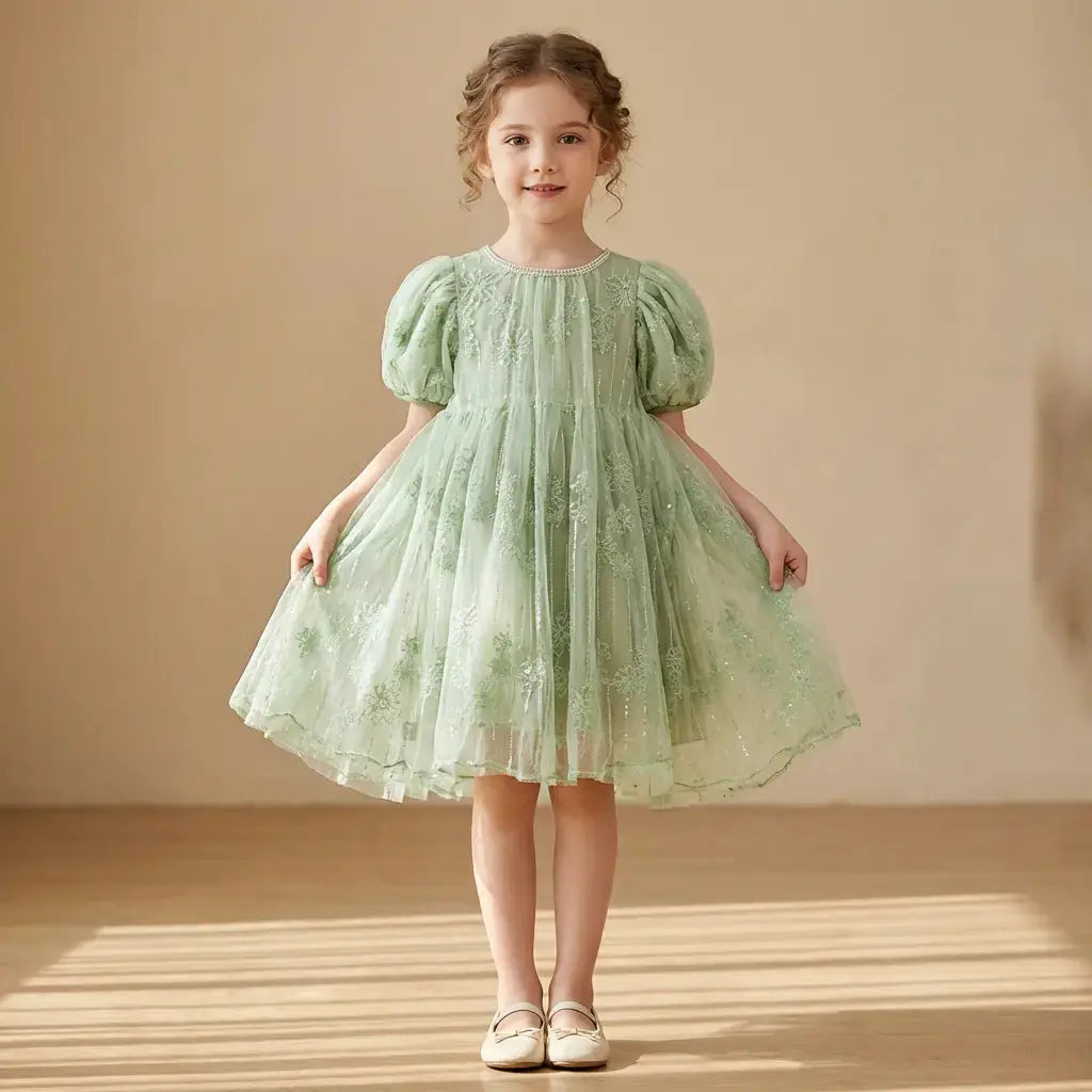 Luna Verde Dress Sol Vera
