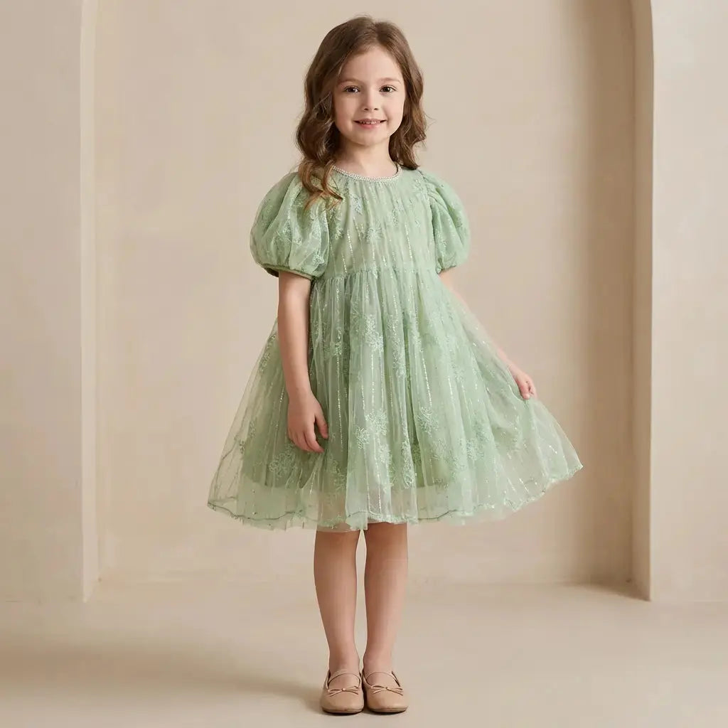 Luna Verde Dress Sol Vera