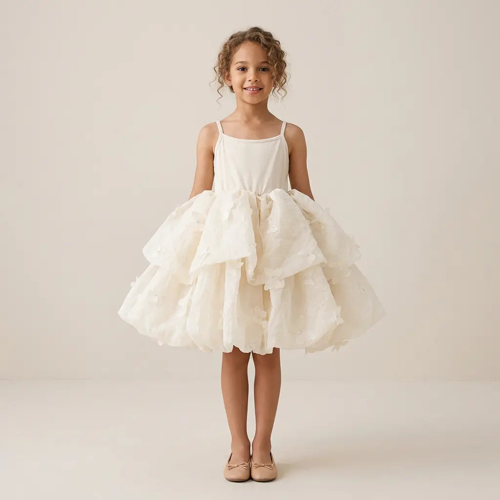 Valeria Layered Dress - Lil Bunnies - The Collective