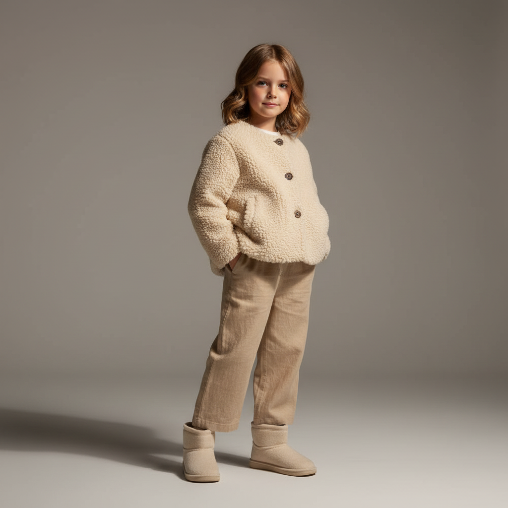 Eira Plush Button Jacket