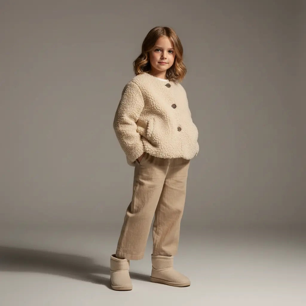 Eira Plush Button Jacket ORELIE