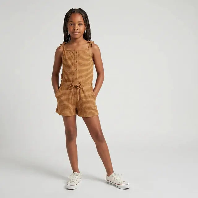 Playsuit Door Café au Lait LITTLE HEDONIST