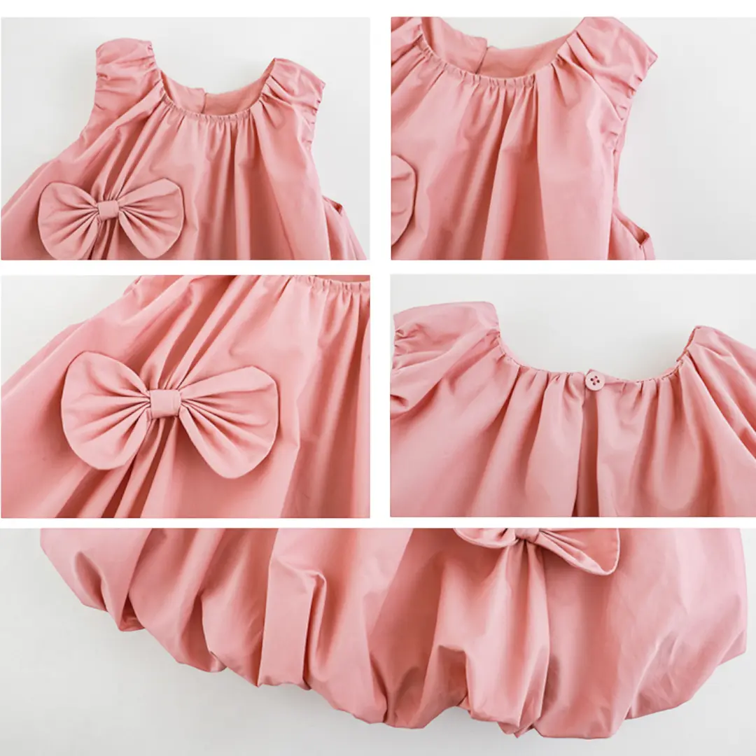Paloma Bow Dress Sol Vera