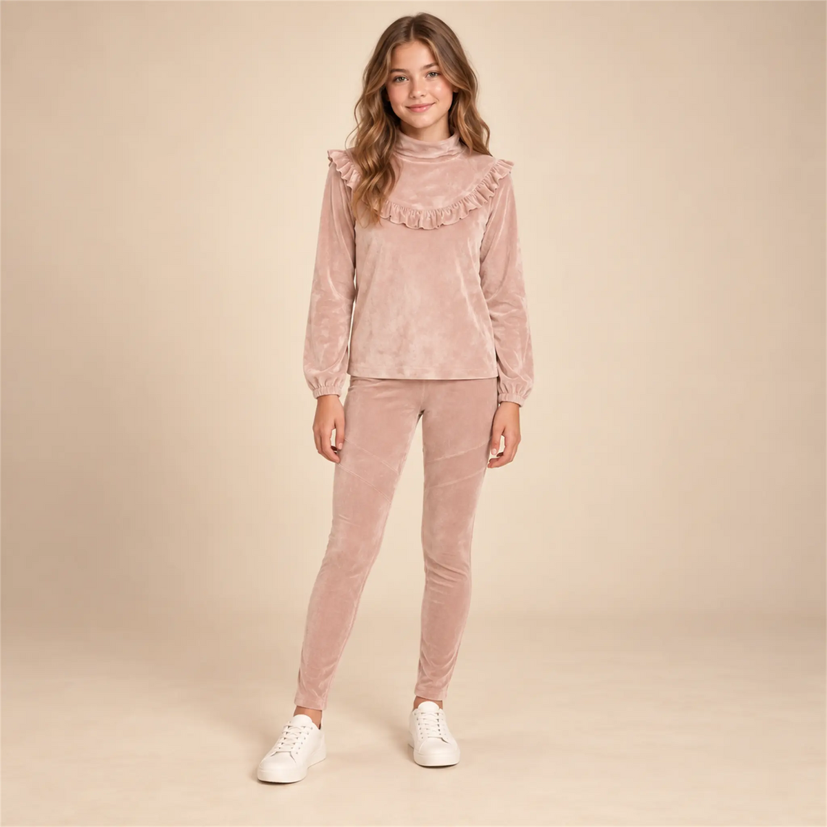 Ruffled Long Sleeve & Legging lookbook, size 13-14Y, image 1