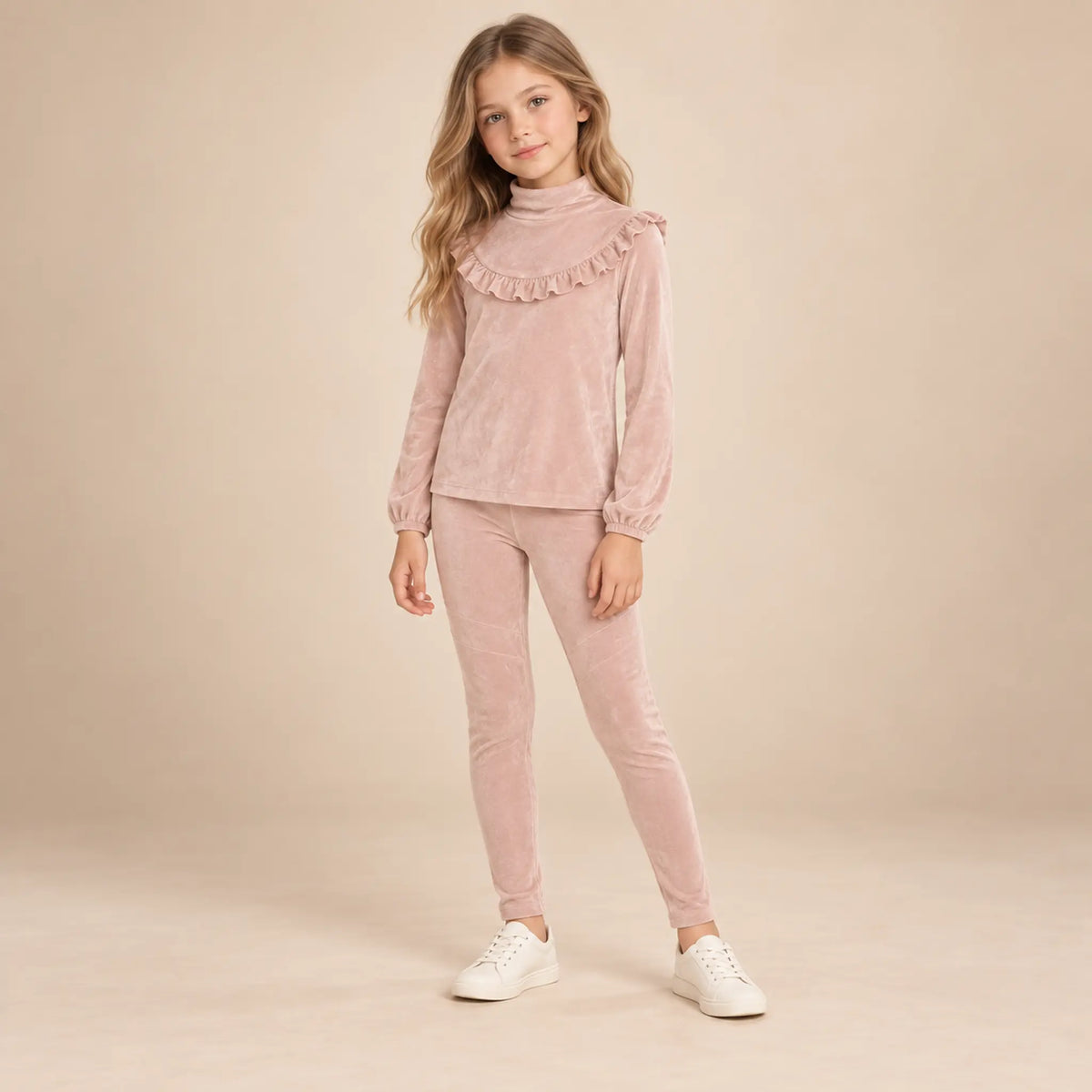 Ruffled Long Sleeve & Legging lookbook, size 9-10Y, image 2