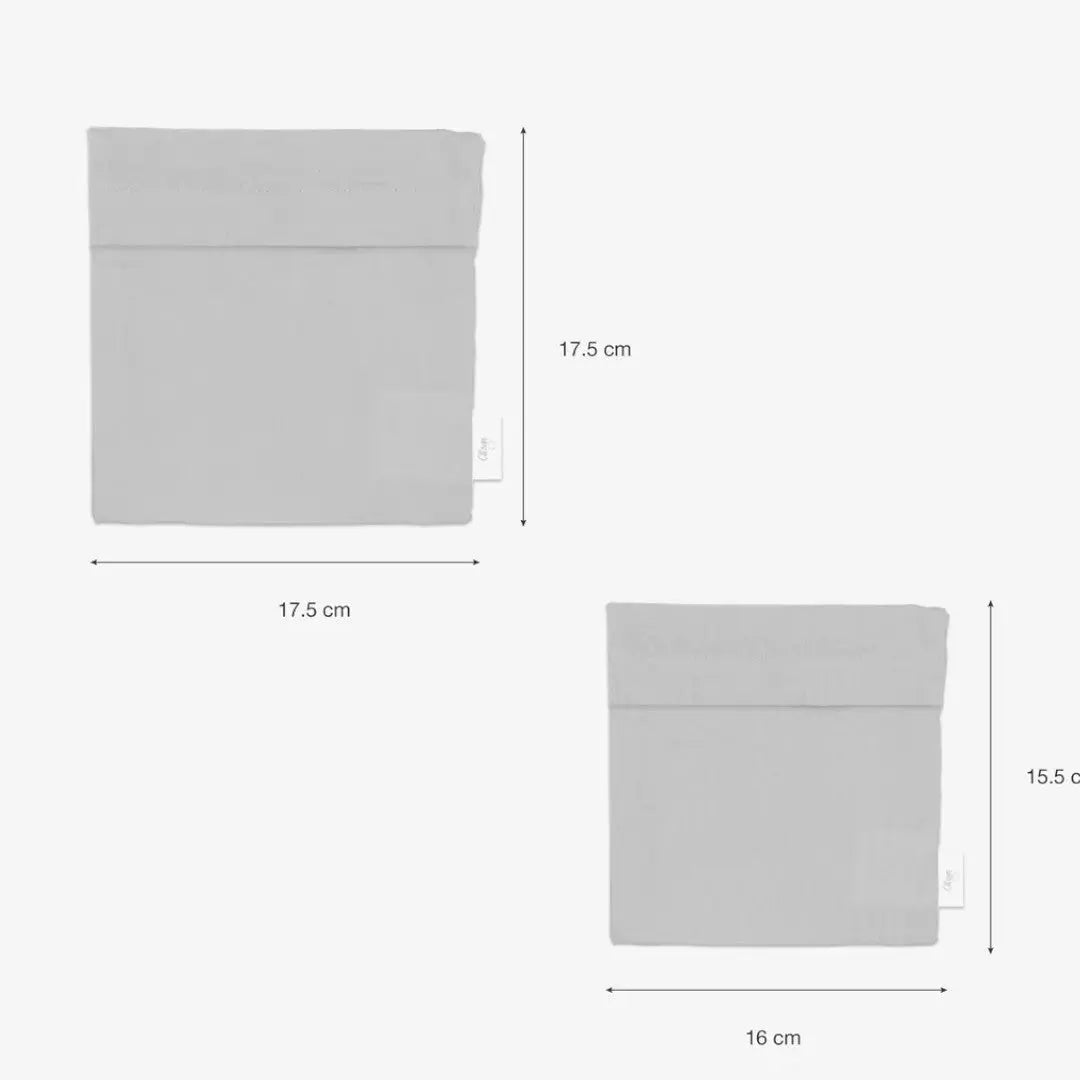 Reusable Sandwich Bag - Set of 2 - Ballerina/Blush Pink CITRON