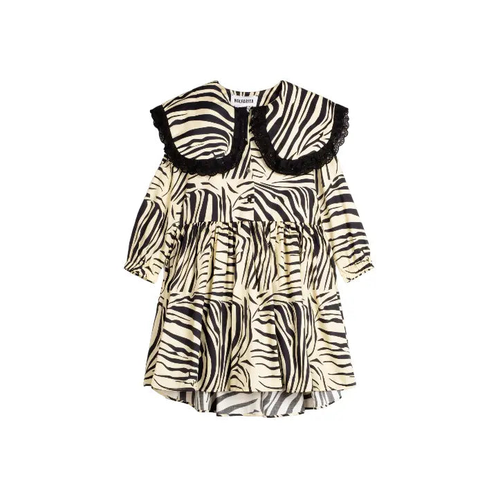 Zebra Black Dress WOLF & RITA