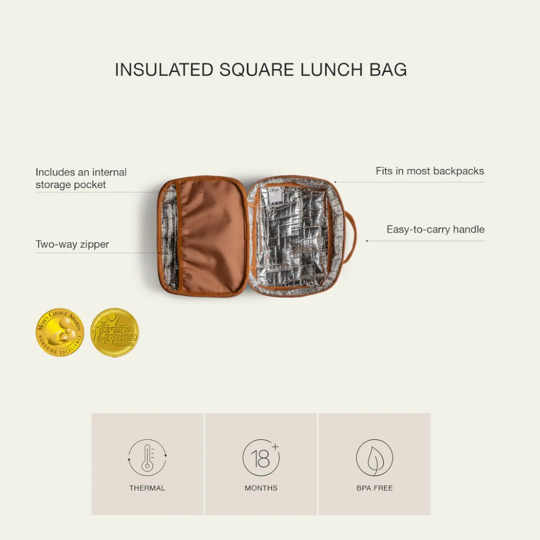 Insulated Square Lunch bag - Ballerina