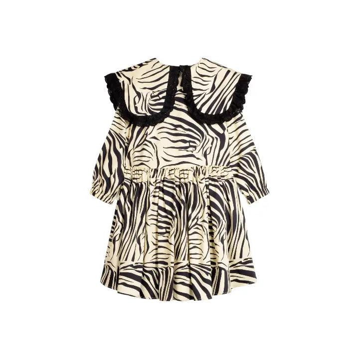 Zebra Black Dress WOLF & RITA