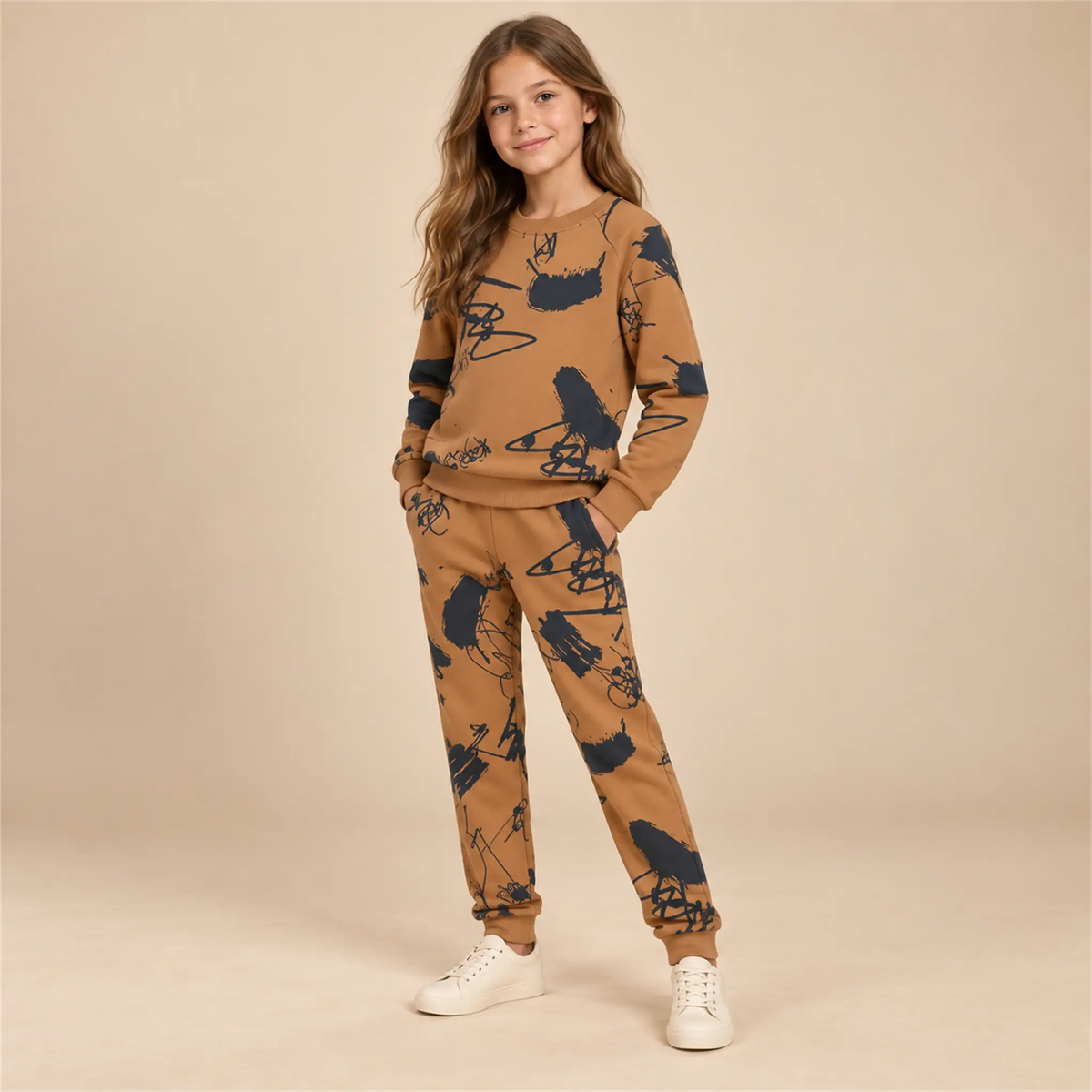 Sweater & Sweatpants - Michiel Graffiti Printed lookbook, size 11Y, image 2
