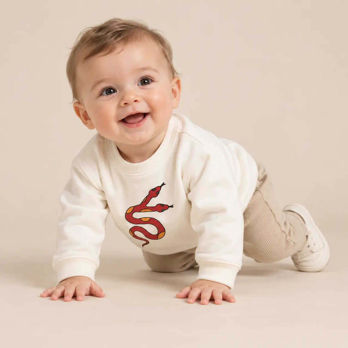 Sweater With Print White lookbook image 2