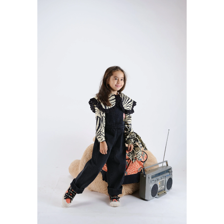 Zebra Black Blouse