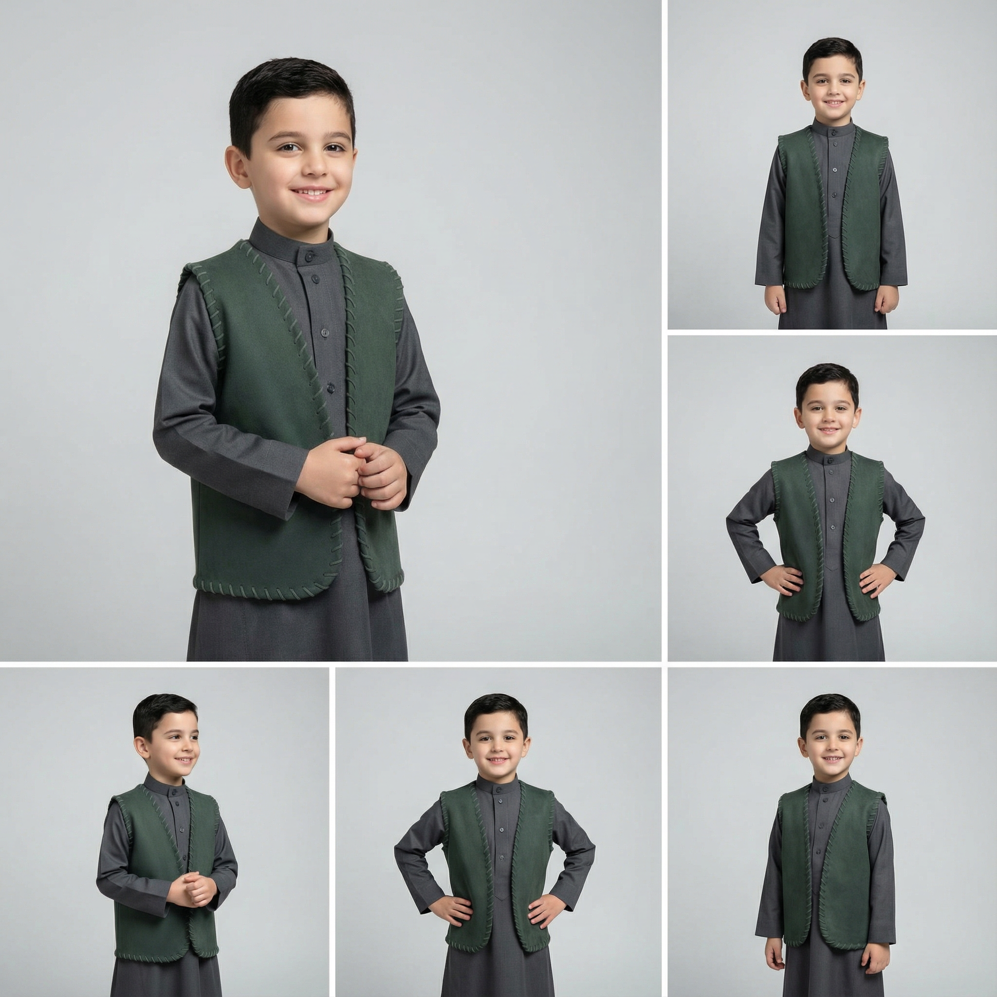 Sami Olive Green Vest